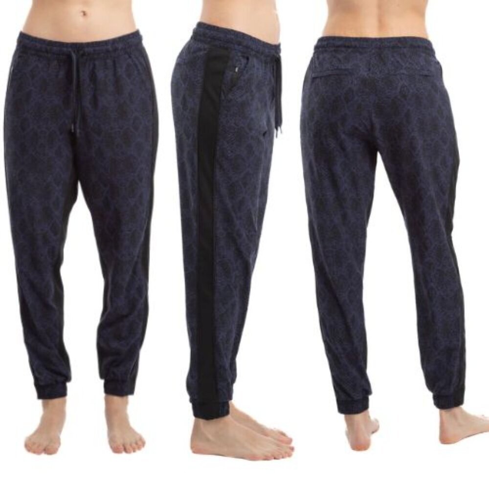 Athleta Blue Printed Brooklyn Jogger Pants Size 8 - 54279